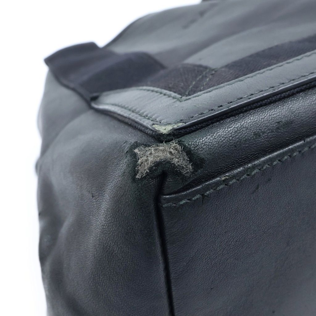 Balenciaga Navy Cabas S Leather Tote Black — view 6