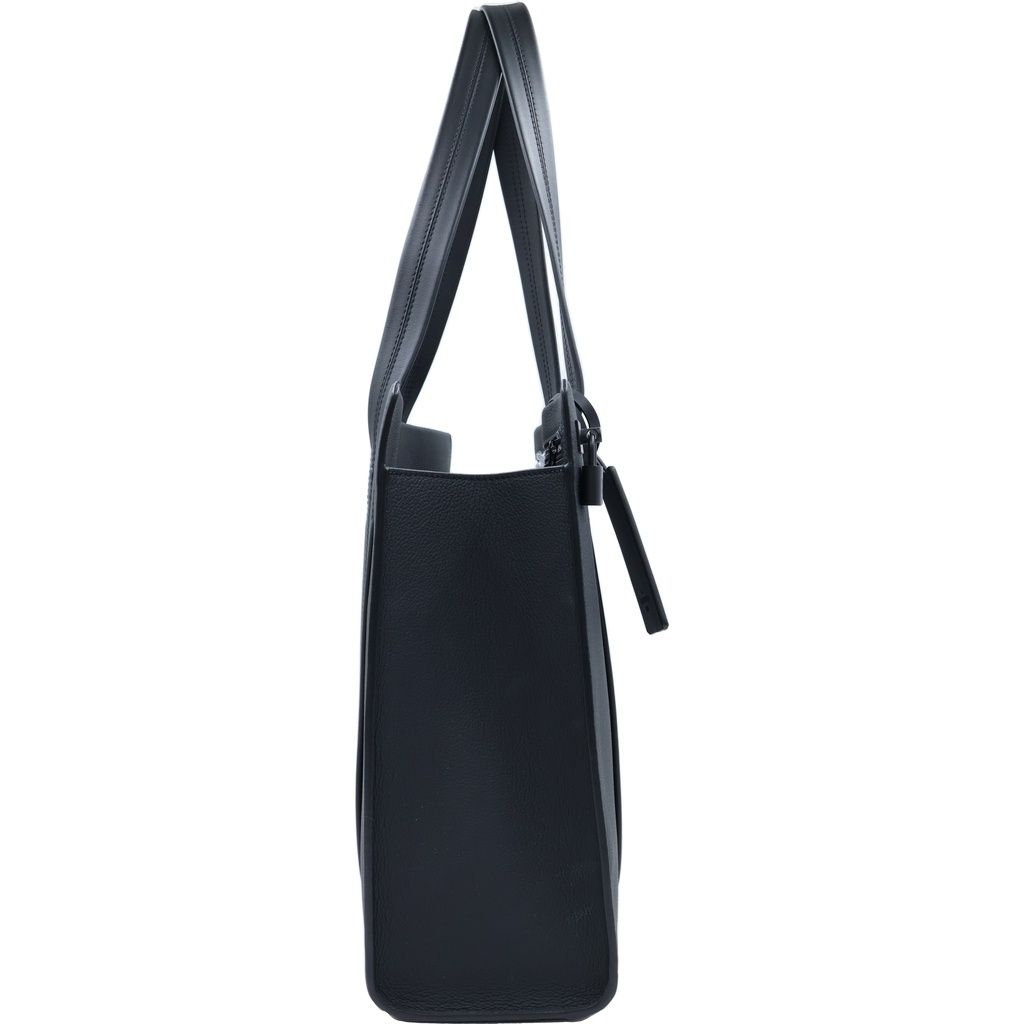 Louis Vuitton LV Aerogram Take Off Tote Calfskin Shoulder Bag Noir Black — view 3