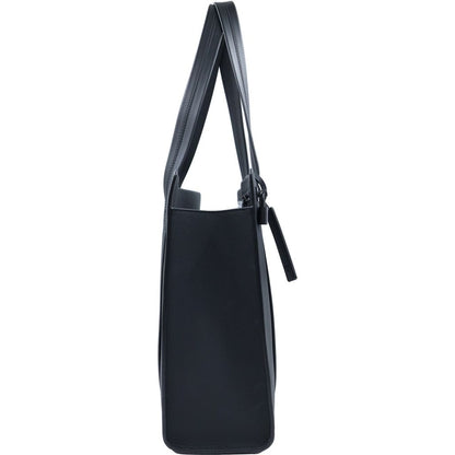 Louis Vuitton LV Aerogram Take Off Tote Calfskin Shoulder Bag Noir Black — view 3