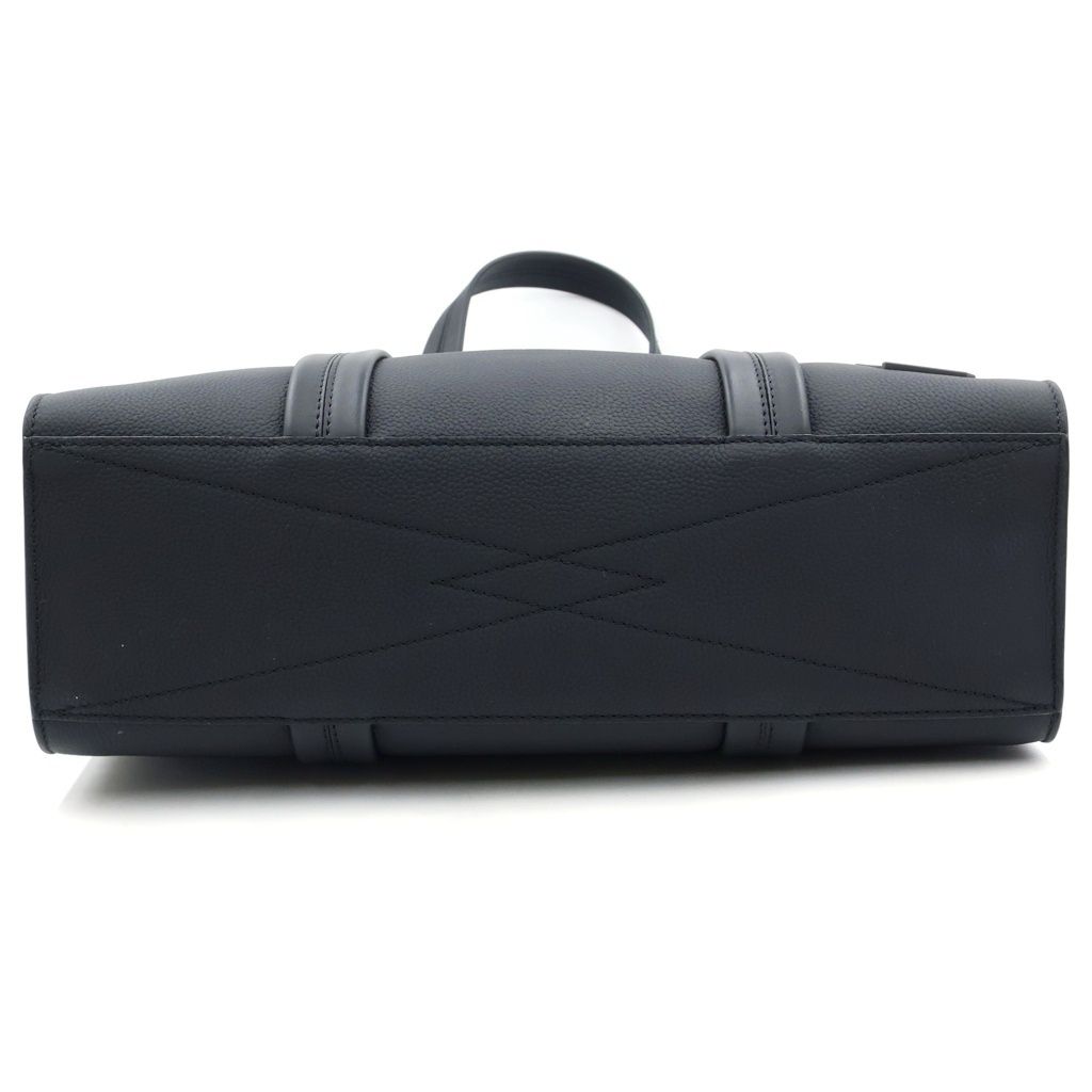 Louis Vuitton LV Aerogram Take Off Tote Calfskin Shoulder Bag Noir Black — view 4