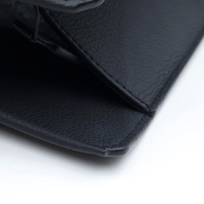 Louis Vuitton LV Aerogram Take Off Tote Calfskin Shoulder Bag Noir Black — view 7