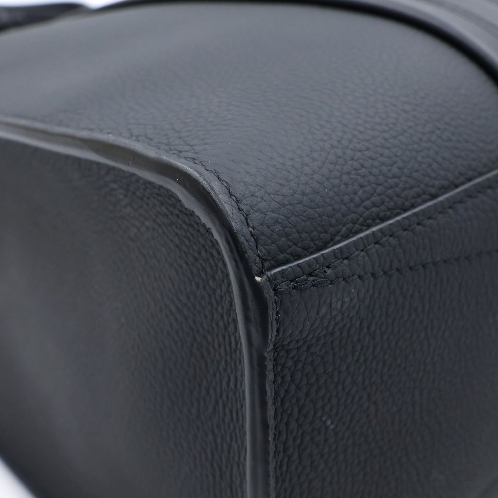 Louis Vuitton LV Aerogram Take Off Tote Calfskin Shoulder Bag Noir Black — view 6