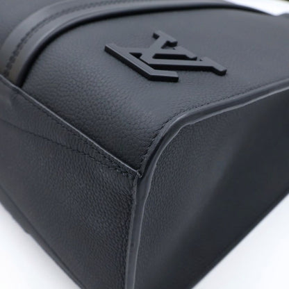 Louis Vuitton LV Aerogram Take Off Tote Calfskin Shoulder Bag Noir Black — view 5