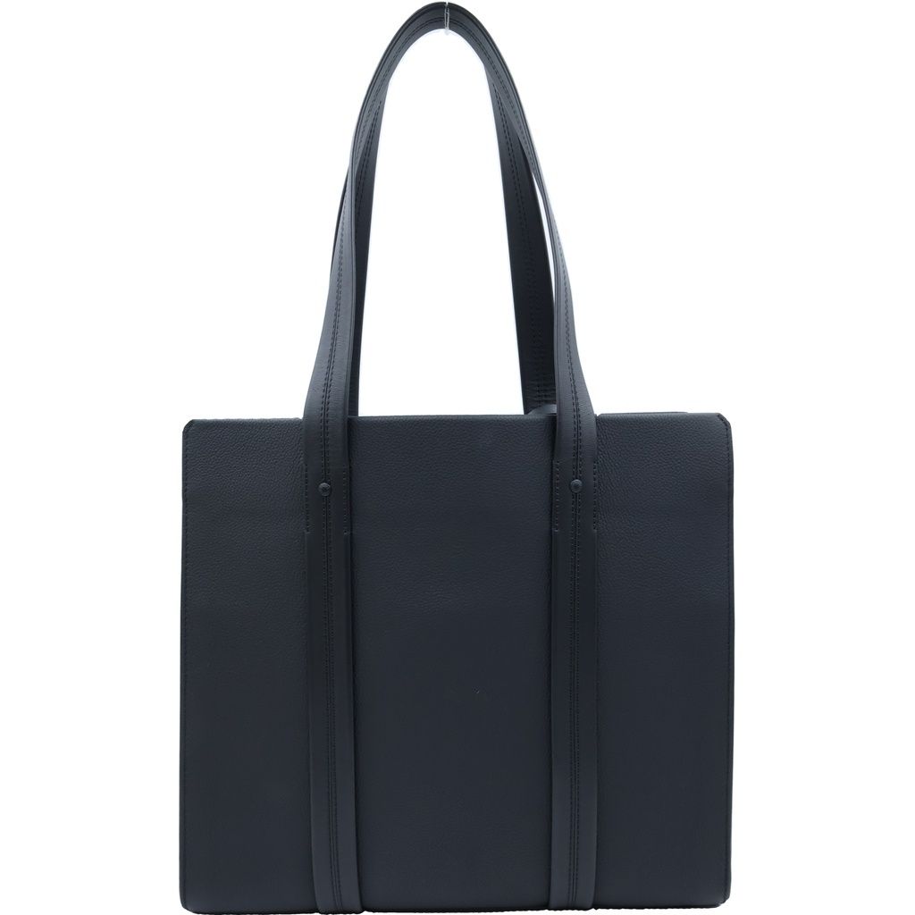 Louis Vuitton LV Aerogram Take Off Tote Calfskin Shoulder Bag Noir Black — view 2