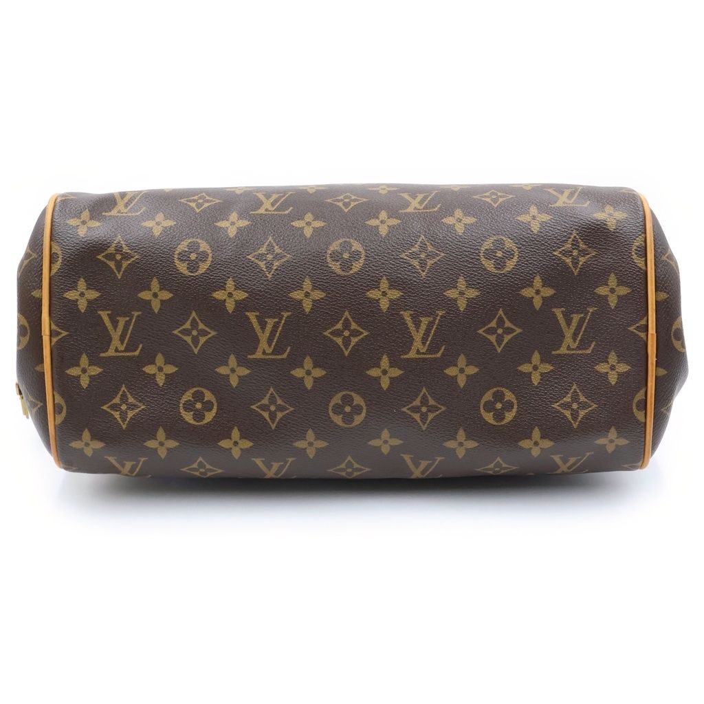 Louis Vuitton Monogram Montorgueil PM Leather Shoulder Bag Brown — view 4