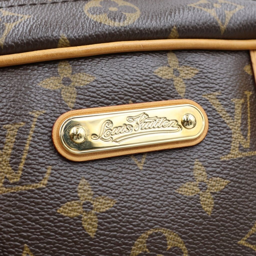 Louis Vuitton Monogram Montorgueil PM Leather Shoulder Bag Brown — view 7