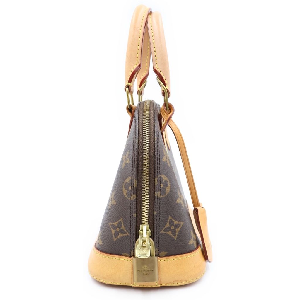 Louis Vuitton Alma BB Monogram 2-Way Bag Brown — view 3