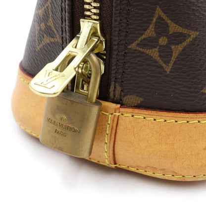 Louis Vuitton Alma BB Monogram 2-Way Bag Brown — view 7