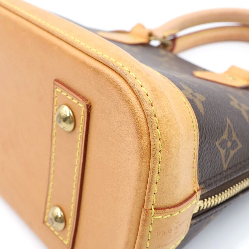 Louis Vuitton Alma BB Monogram 2-Way Bag Brown — view 5