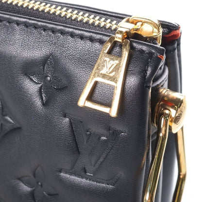 Louis Vuitton Embossed Cousin BB Chain Handbag Black Leather Gold — view 7