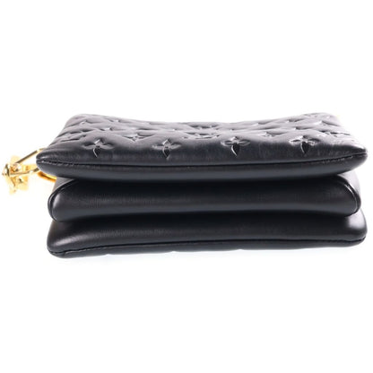 Louis Vuitton Embossed Cousin BB Chain Handbag Black Leather Gold — view 4
