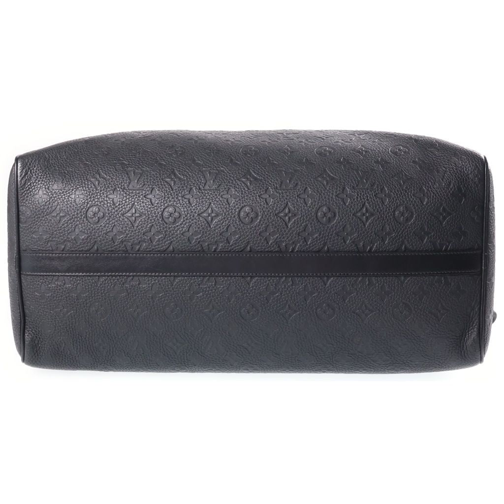 Louis Vuitton Keepall Bandouliere 50 Taurillon Leather Boston Bag Black — view 4