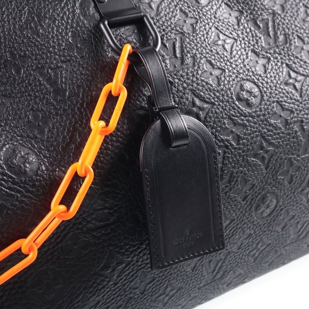 Louis Vuitton Keepall Bandouliere 50 Taurillon Leather Boston Bag Black — view 6