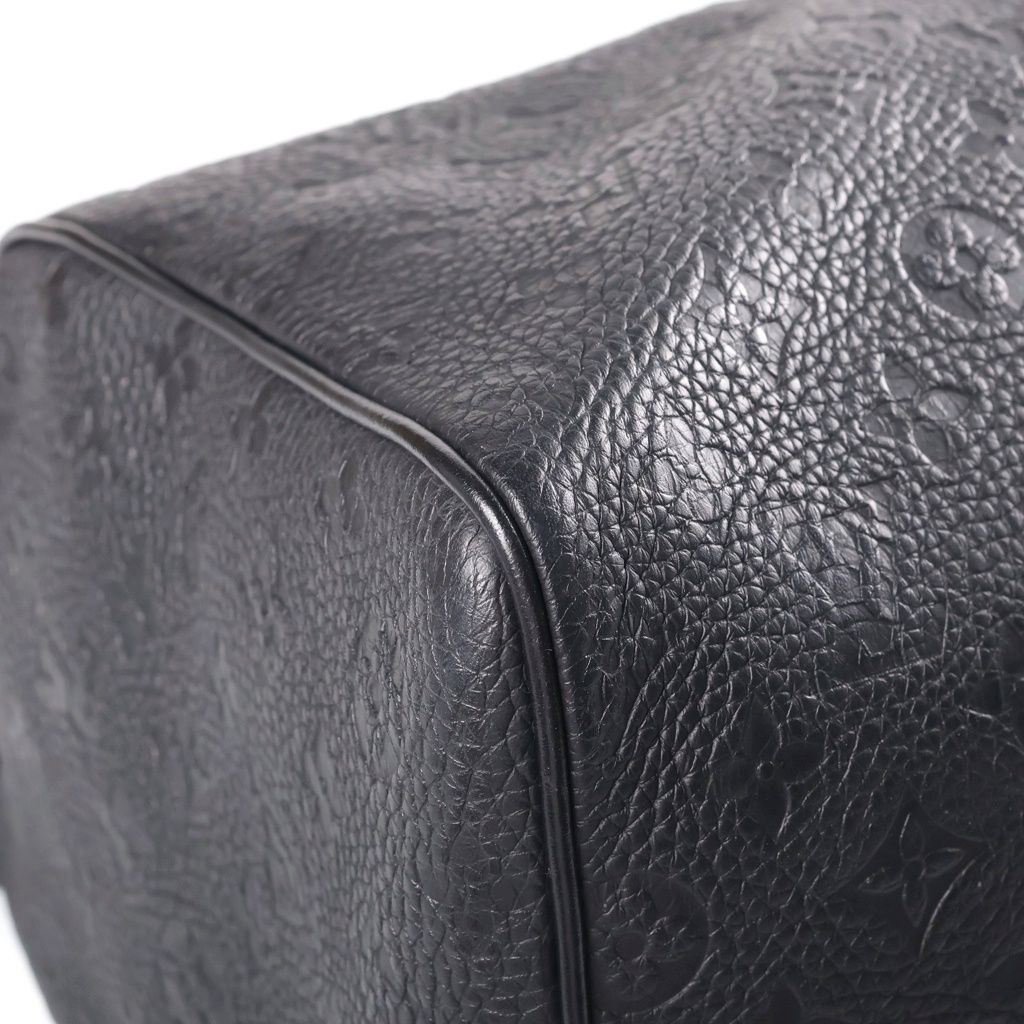 Louis Vuitton Keepall Bandouliere 50 Taurillon Leather Boston Bag Black — view 5