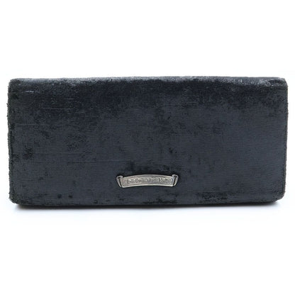 Chrome Hearts Dinner LG CH Cross Cannes Limited Large CH Suede Leather Clutch — view 2