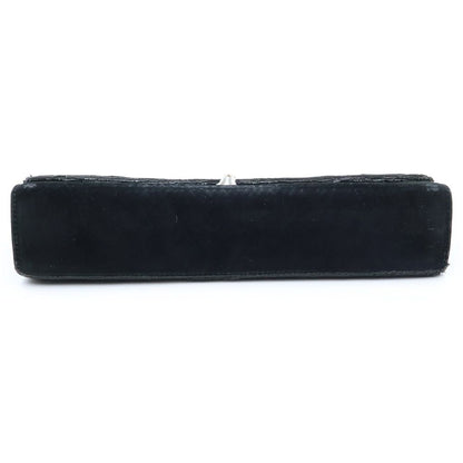 Chrome Hearts Dinner LG CH Cross Cannes Limited Large CH Suede Leather Clutch — view 4