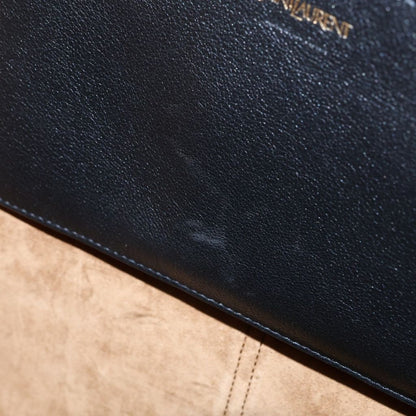 Saint Laurent Paris Tote Handbag Black Leather — view 7