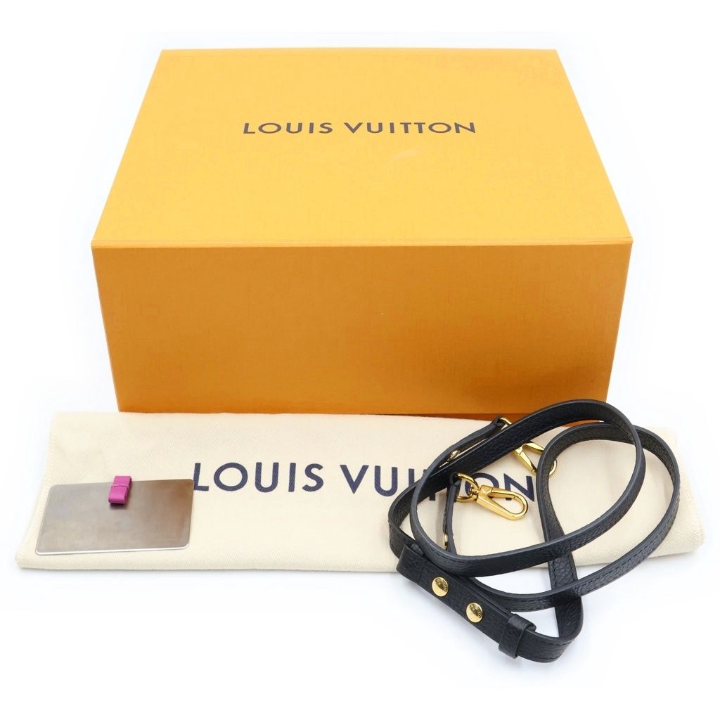 Louis Vuitton Taurillon Twist One Handle BB 2-Way Shoulder Bag Leather Noir — view 8