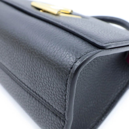 Louis Vuitton Taurillon Twist One Handle BB 2-Way Shoulder Bag Leather Noir — view 5