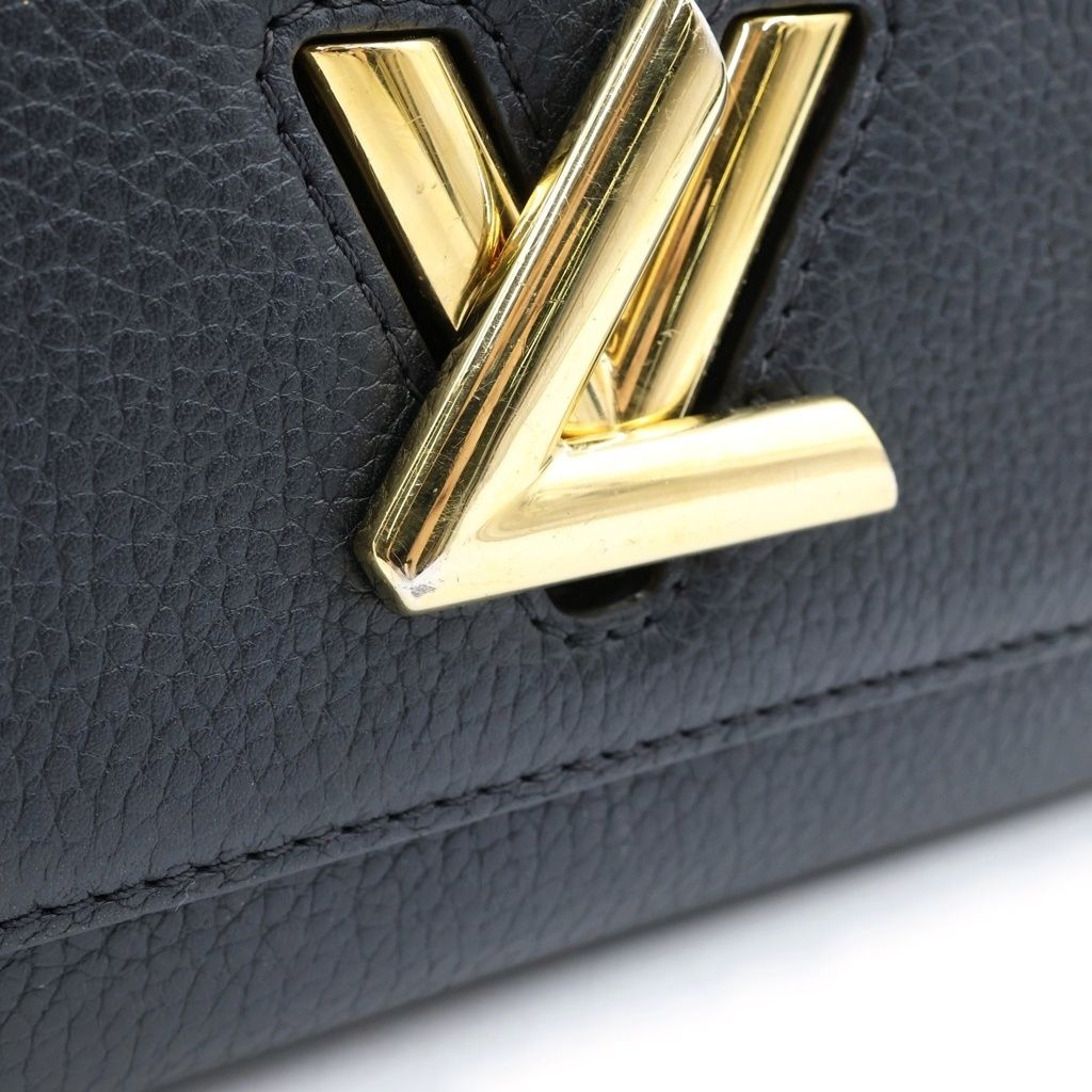 Louis Vuitton Taurillon Twist One Handle BB 2-Way Shoulder Bag Leather Noir — view 6