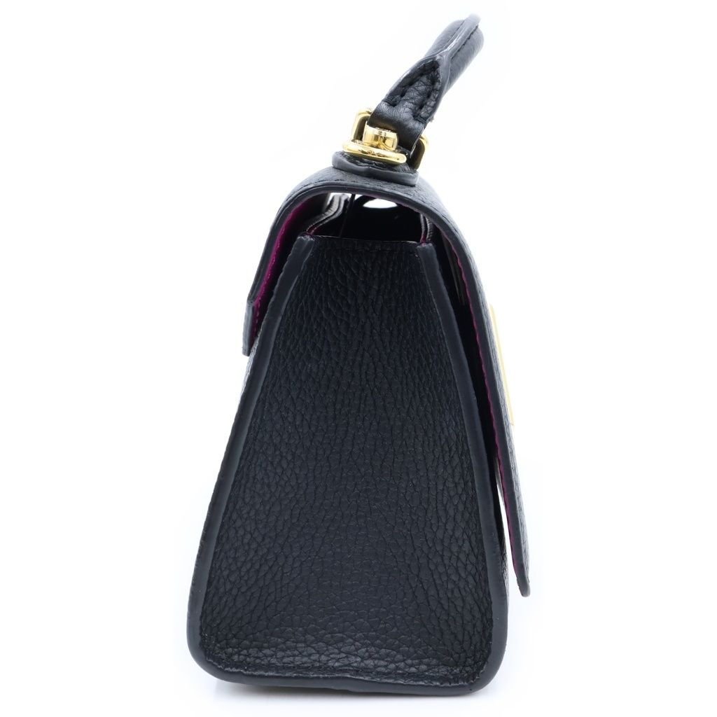 Louis Vuitton Taurillon Twist One Handle BB 2-Way Shoulder Bag Leather Noir — view 3