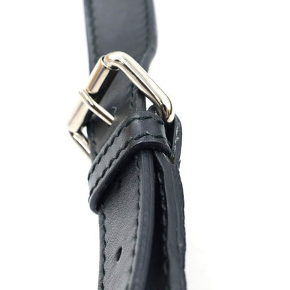 Gucci Diamante Leather Shoulder Bag Black Brown — view 8