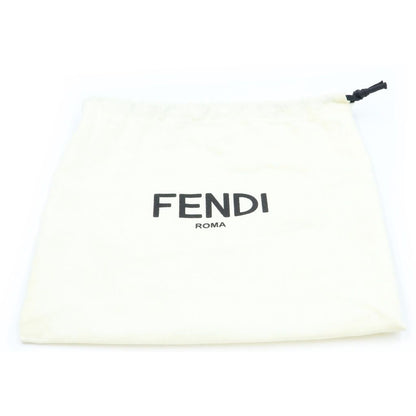 Fendi Karligraphy Shoulder Bag Black Leather — view 8