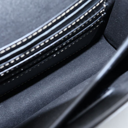 Fendi Karligraphy Shoulder Bag Black Leather — view 7