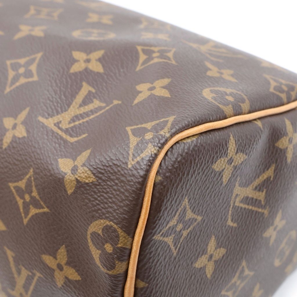 Louis Vuitton Speedy 25 Handbag Monogram Leather Brown — view 5