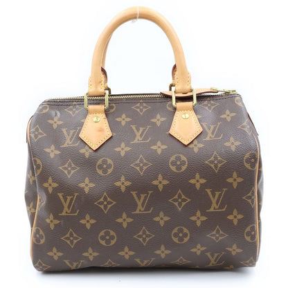 Louis Vuitton Speedy 25 Handbag Monogram Leather Brown — view 2