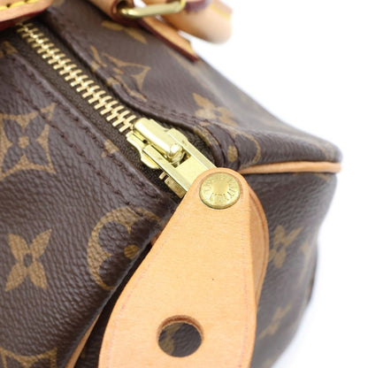 Louis Vuitton Speedy 25 Handbag Monogram Leather Brown — view 8