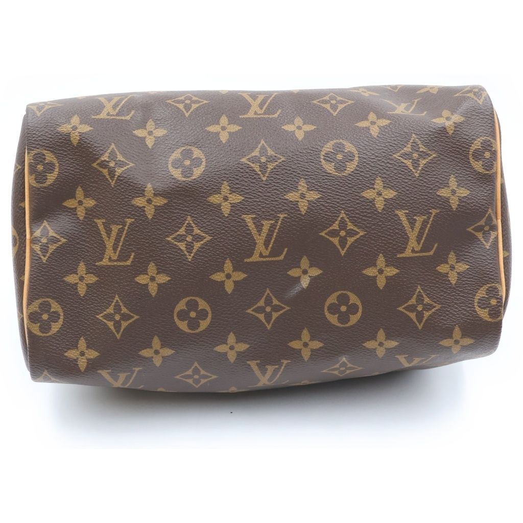 Louis Vuitton Speedy 25 Handbag Monogram Leather Brown — view 4