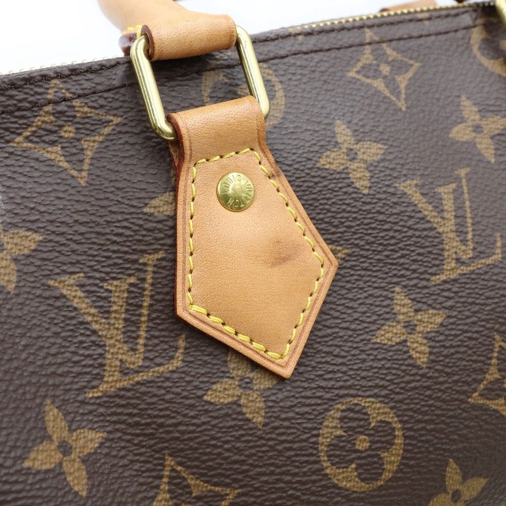 Louis Vuitton Speedy 25 Handbag Monogram Leather Brown — view 7