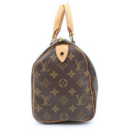 Louis Vuitton Speedy 25 Handbag Monogram Leather Brown — view 3