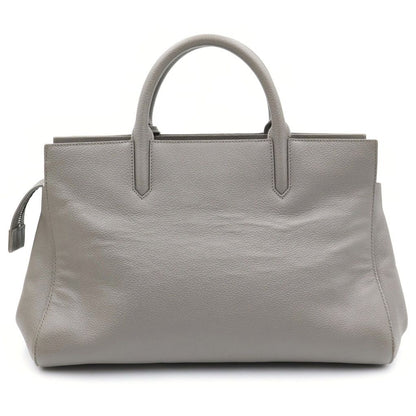 Saint Laurent Cabas Rive Gorge 2-Way Handbag Leather Greige — view 2