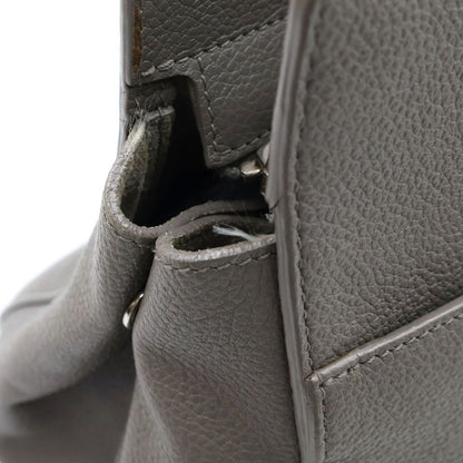 Saint Laurent Cabas Rive Gorge 2-Way Handbag Leather Greige — view 7