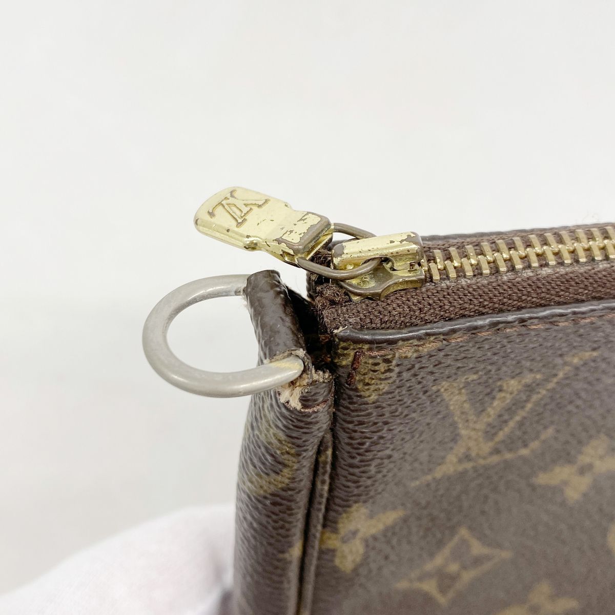 Louis Vuitton Pouch Monogram Pochette Accessoires Brown — view 7