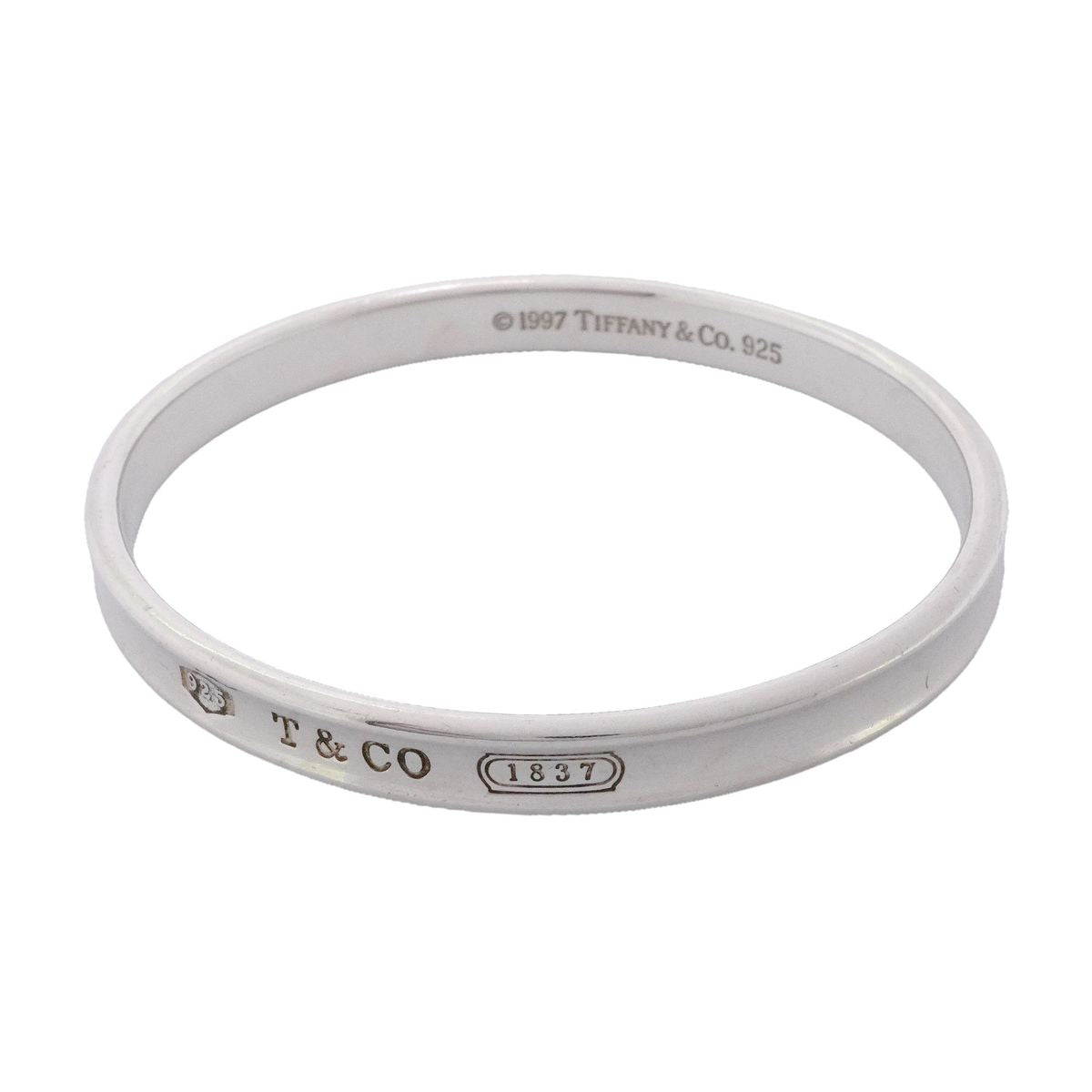 Tiffany & Co Bangle Narrow 925 Sterling Silver Bracelet