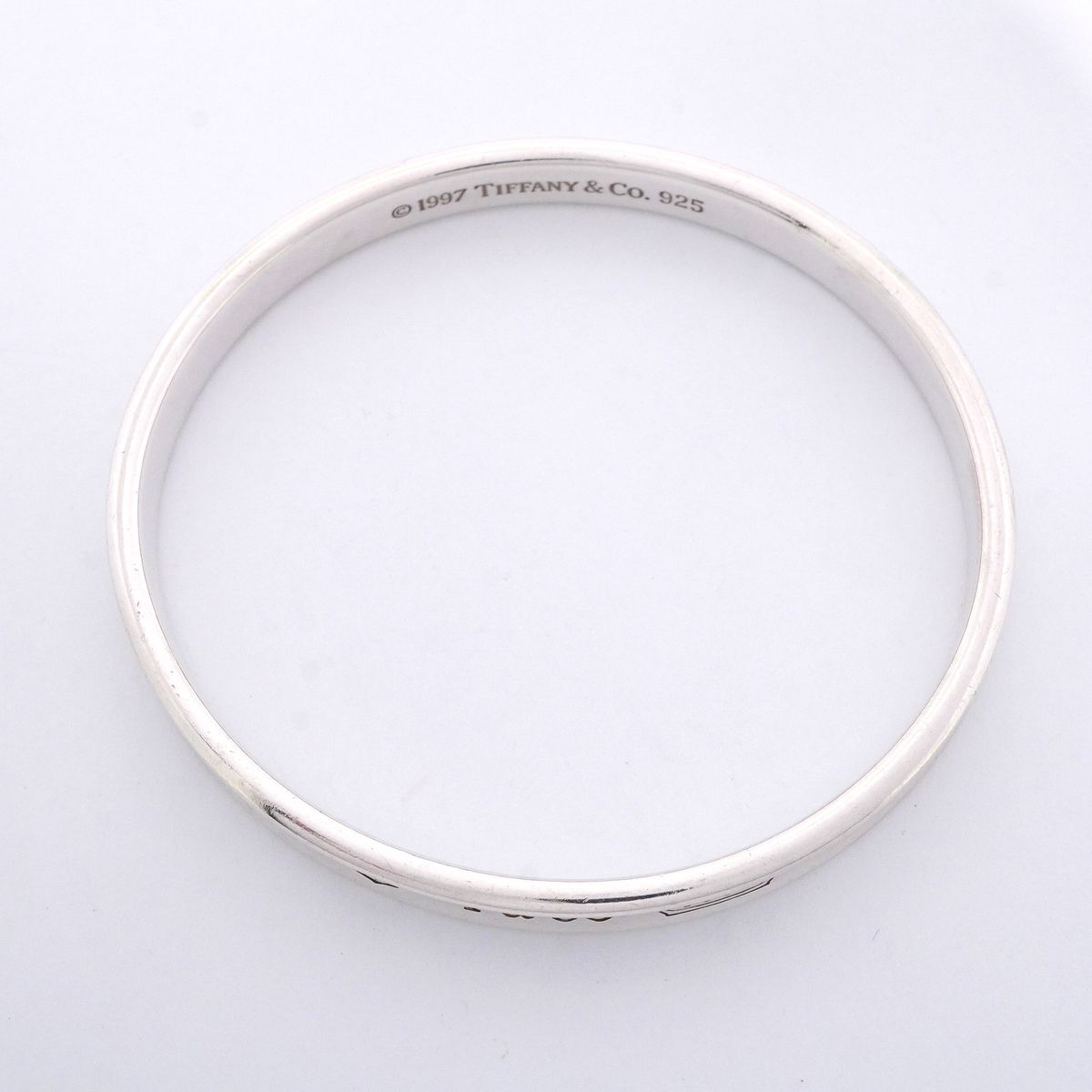 Tiffany & Co Bangle Narrow 925 Sterling Silver Bracelet — view 3
