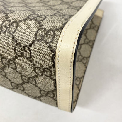 Gucci Tote Padlock GG Small Brown White Gold — view 7