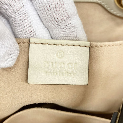 Gucci Tote Padlock GG Small Brown White Gold — view 5
