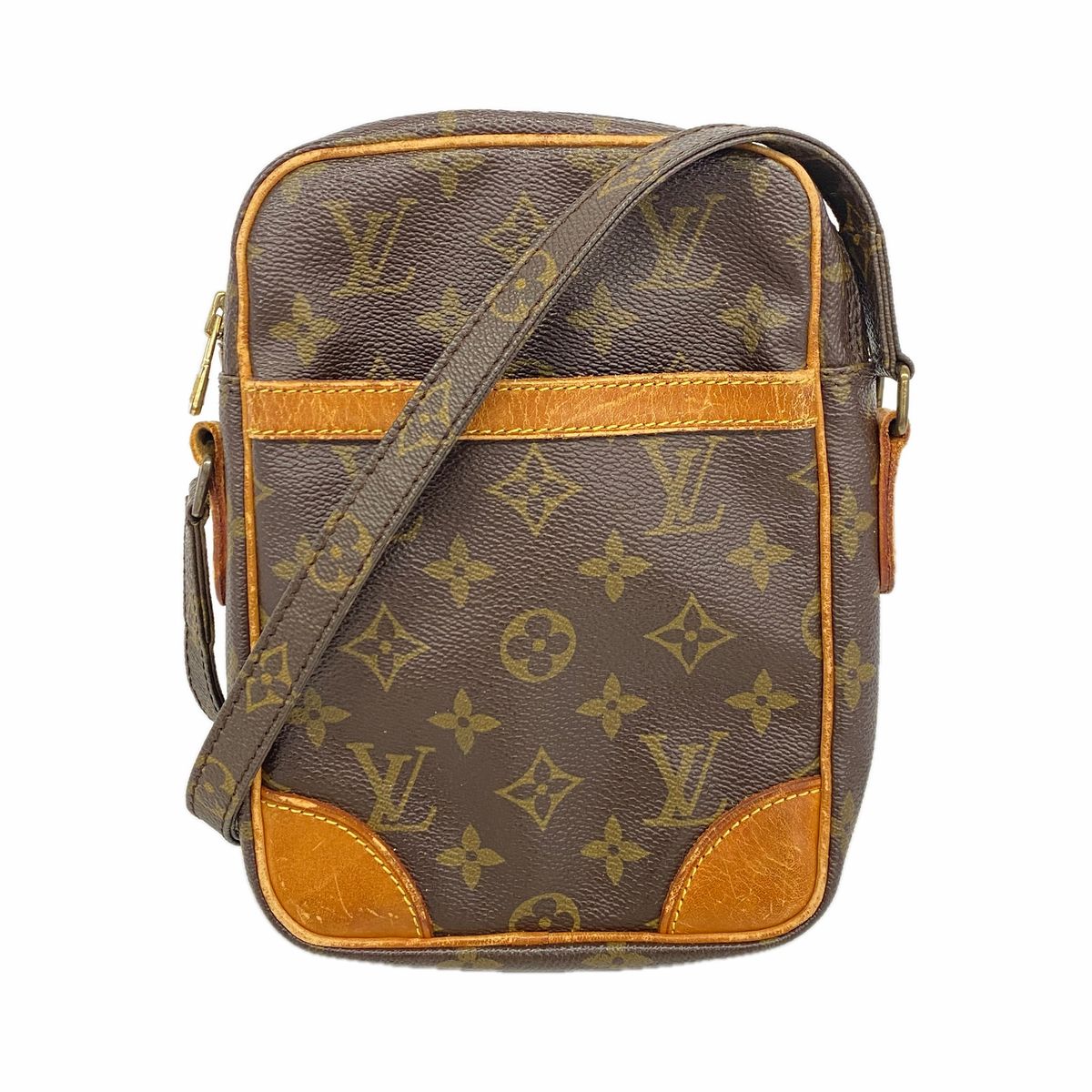 Louis Vuitton Shoulder Bag Monogram Danube Brown