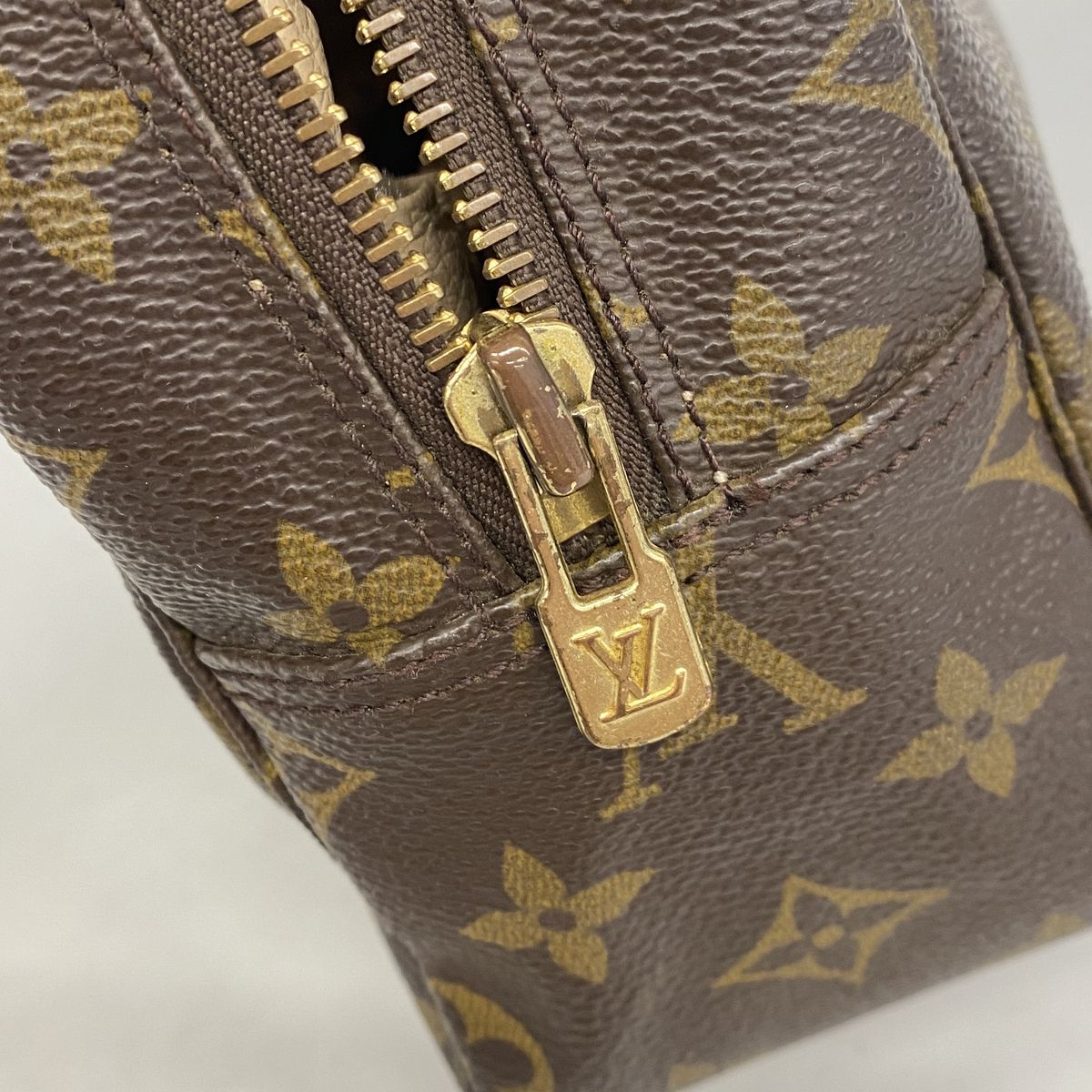 Louis Vuitton Pouch Monogram Trousse Twillet 28 Brown — view 7