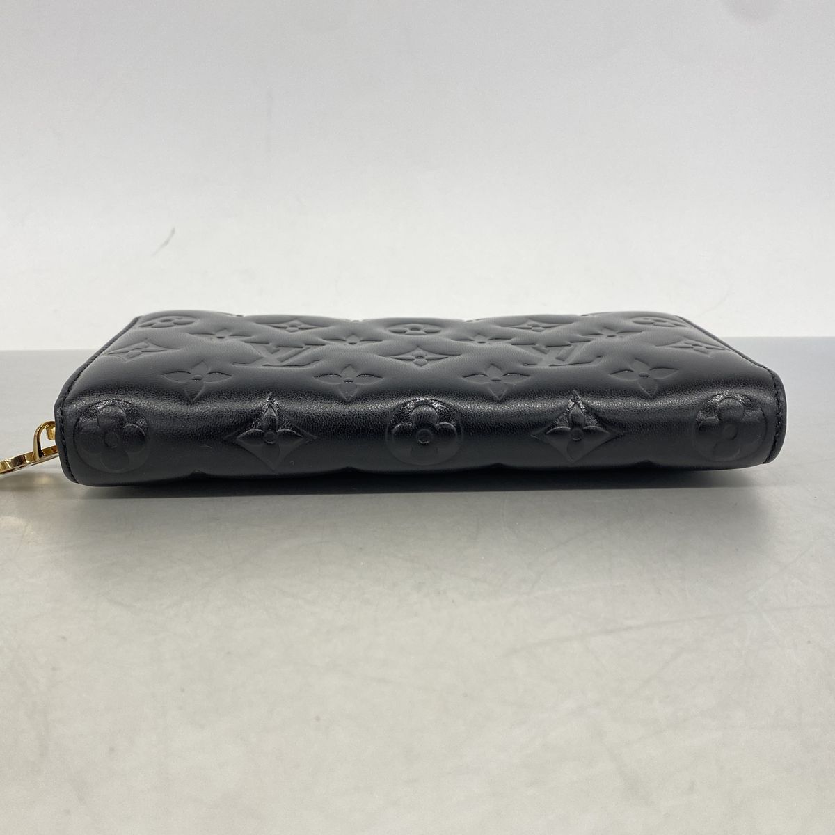Louis Vuitton Wallet Monogram Embossed Zippy Noir — view 2