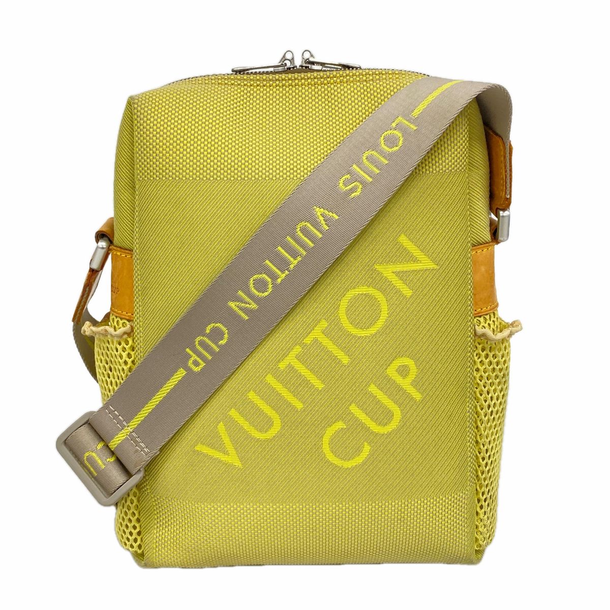 Louis Vuitton Shoulder Bag Damier Geant LV Cup Weatherly Yellow