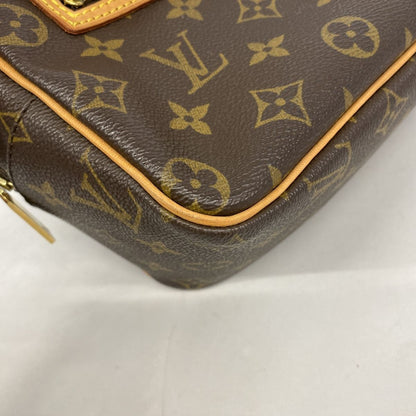 Louis Vuitton Shoulder Bag Monogram Cite MM Brown — view 6