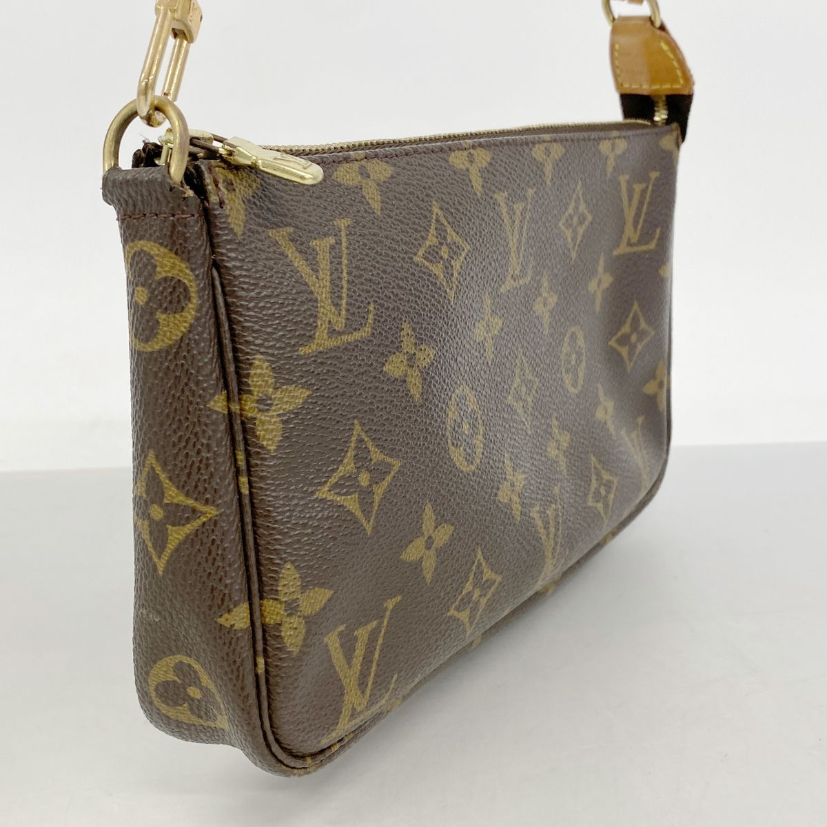 Louis Vuitton Pouch Monogram Pochette Accessoires Brown — view 2
