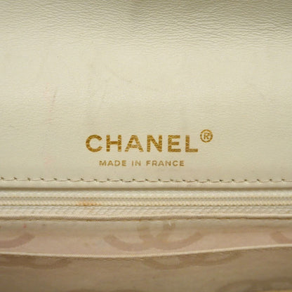 Chanel Shoulder Bag Wild Stitch Leather White Gold — view 5