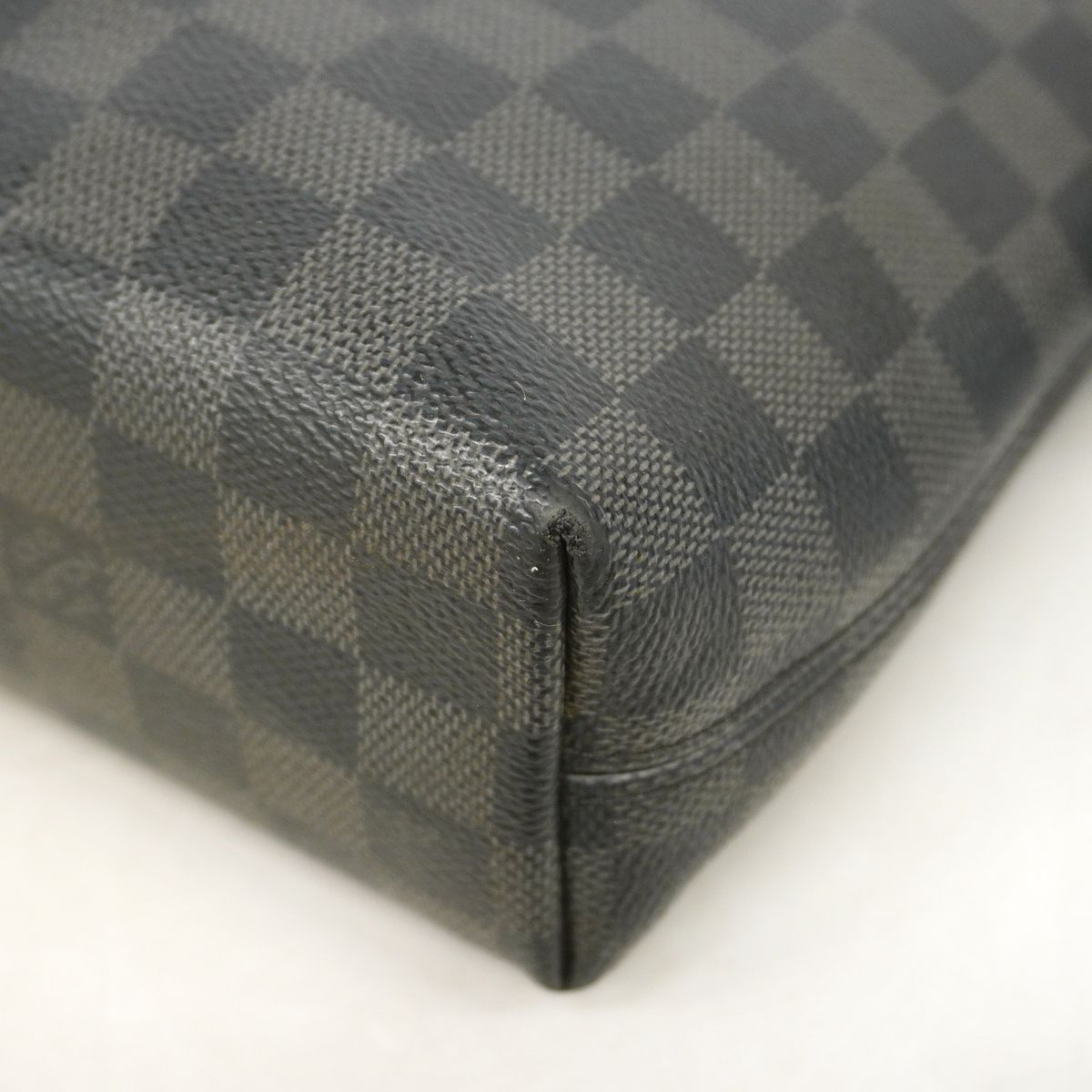 Louis Vuitton Shoulder Bag Damier Graphite Mick PM NM Black Gray — view 6