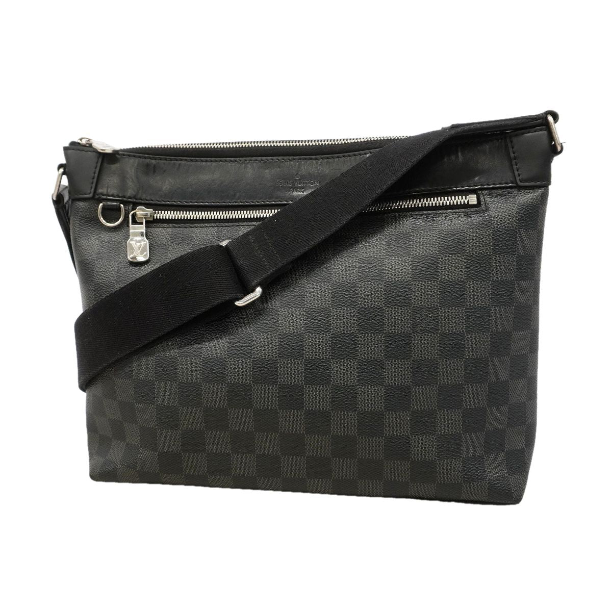 Louis Vuitton Shoulder Bag Damier Graphite Mick PM NM Black Gray